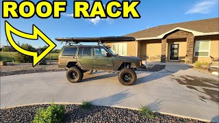 Installing Roof Racks on my Free Lifted Jeep XJ!!