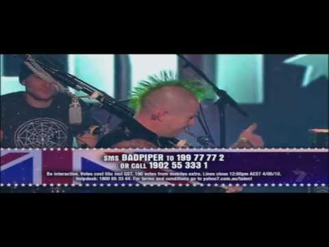 The Badpiper - Thunderstruck (Australia's Got Talent)