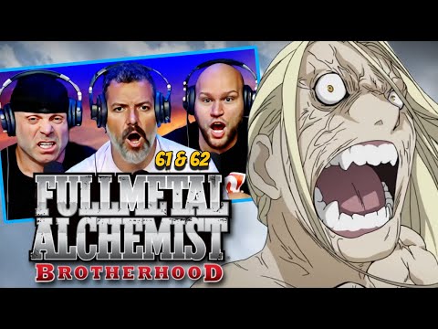 Fullmetal Alchemist Brotherhood reaction Ep 61 & 62 (DUB)