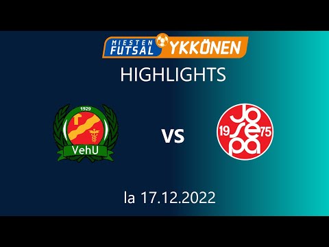 Highlights: VehU - JoSePa 3-1 (1-0) 17.12.2022 Futsal-Ykkönen