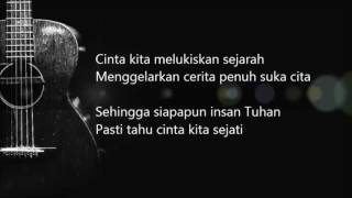 Bunga Citra Lestari - Cinta Sejati ( OST. Habibie Ainun)   (Official Lyric Video)