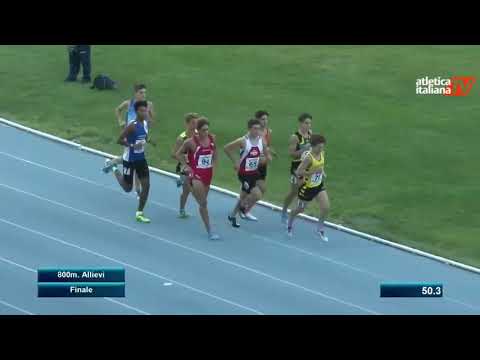 Finale 800mt campionat iItaliani 2020 Allievi
