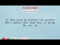 Lucky Dube Think About The Children Lyrics Video