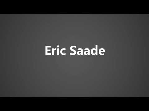 How To Pronounce Eric Saade