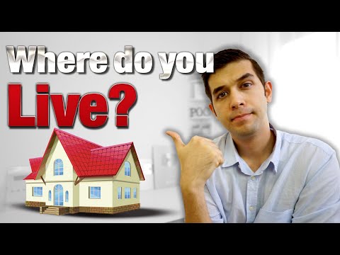 Wie beschreibt man sein Haus und seine Nachbarschaft auf Englisch?