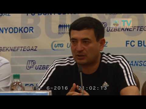 Post match press conference Khamidjan AKTAMOV
