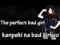 Girls' Generation - Bad Girl ~ Lyrics on screen ...