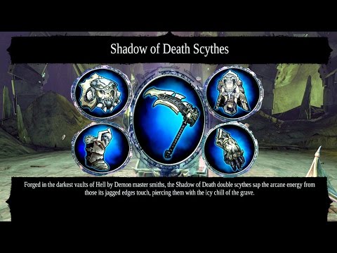 Shadow of Death Armor Set and Scythe Location (City of the Dead) Darksiders 2 Deathinitive Edition