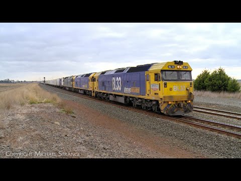 7902V Mildura Container Train At Gheringhap Loop (5/7/2024) - PoathTV Railways