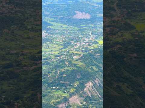 Desde la cima del Quingo se observa la parroquia La Asunción perteneciente al cantón Girón, en Azuay
