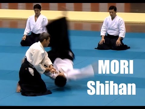 Tomohiro Mori Shihan at the Tokyo Metropolitan Aikido Federation Demonstration 2017
