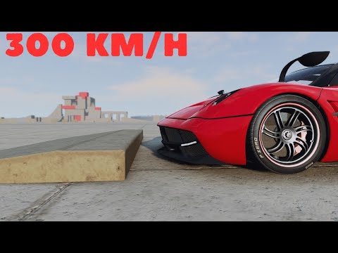Cars VS Square Speed Bump #2 💥💥💥 BeamNG.Drive CRASH test