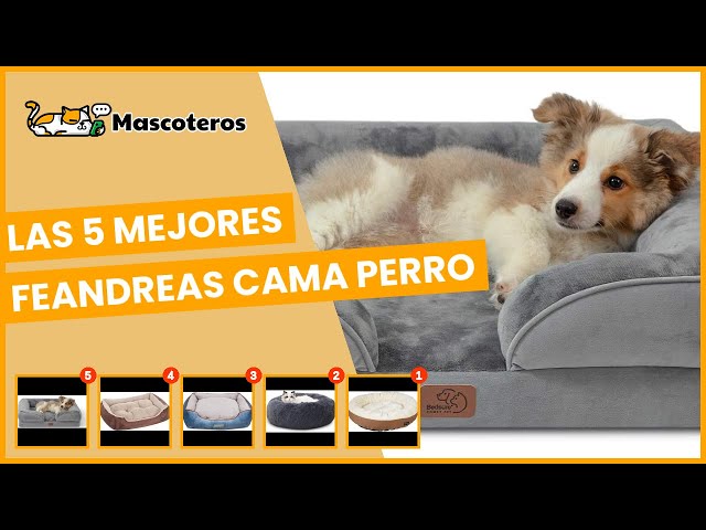 Vídeo relacionado con Feandrea Sofá para Perro, Cama para Mascota, Redonda, 55 cm, GIRS PGW55G