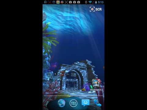 Live Wallpaper - 3D Ocean : World Under The Sea Video
