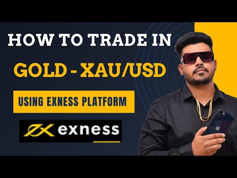 How to trade in GOLD-XAU/USD in Exness ? #trading