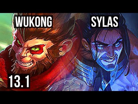 WUKONG vs SYLAS (JNG) | Rank 2 Wukong, 4/0/7, Rank 11 | KR Challenger | 13.1