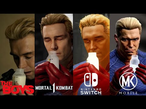 Homelander drinks milk but the graphic looks worse and worse