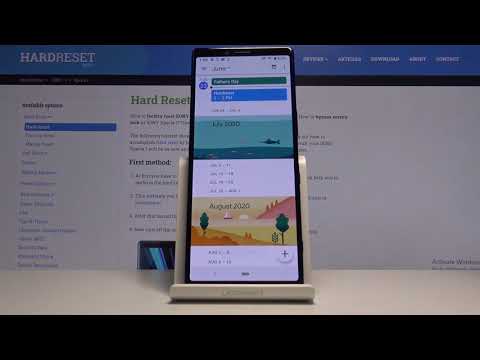 How to Add Event to Calendar in SONY Xperia 1 – Find Calendar Options & Settings