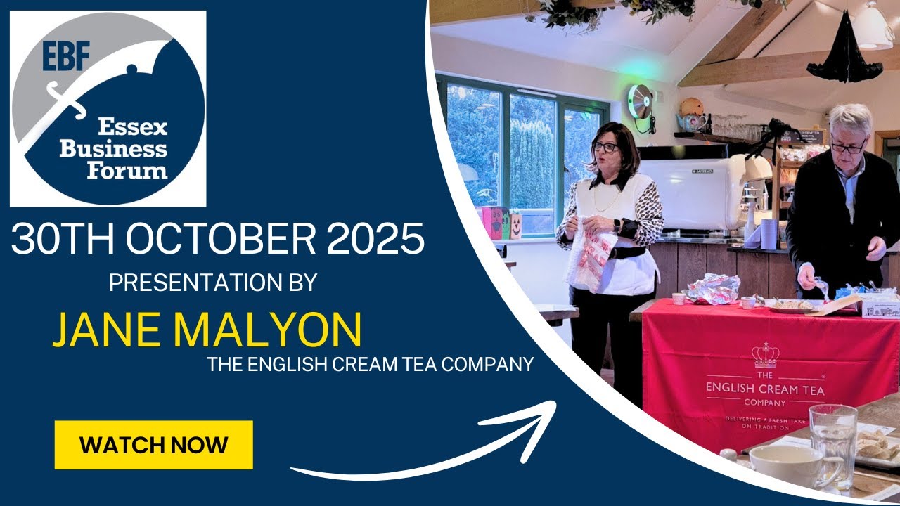 Business Networking Meeting 30/10/25 - Jane Malyon - The English Cream Tea Company - 10 Minutes