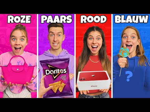 1 DAG ALLES DOEN IN JOUW LIEVELINGSKLEUR!! *Challenge* #386