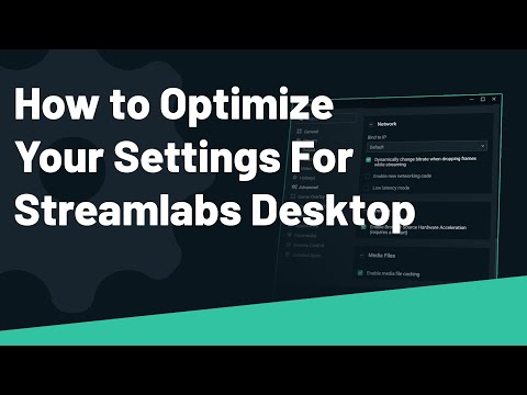 How to Optimize Settings | Streamlabs Desktop