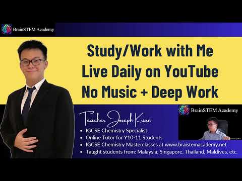 Study with Me | No Music | Deep Work (Day 167)