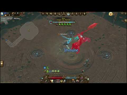 Dark Legacy - Drakensang Online - Boss Dragan merciless with white essence ^^