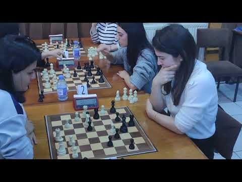 WFM Laman Hajiyeva - WGM Turkan Mamedyarova / Blitz Chess Game / Aze Blitz Championship 2025
