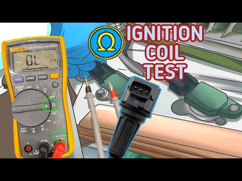 How to test ignition coil with multimeter ! testing 3 pin ignition coil pack !
