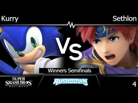 Rushdown 4 - Kurry (Sonic) vs FX | Sethlon (Roy) Winners Semifinals - SSBU