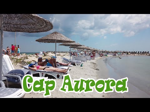 Plaja Cap Aurora - Cap Aurora Beach - Romania - August - walk on the beach - 4K travel calatorie