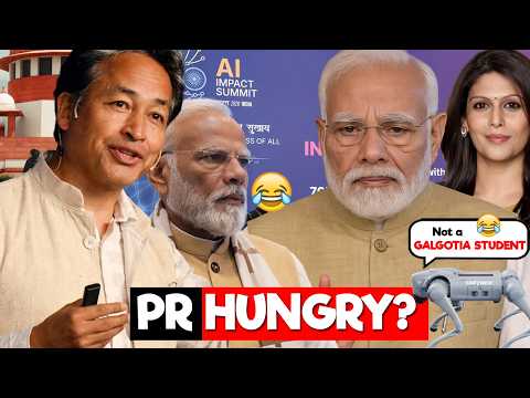 MODI RUINED AI SUMMIT? GALGOTIAS 😂 SONAM WANGCHUK & RAHUL GANDHI PROVEN RIGHT AGAIN?