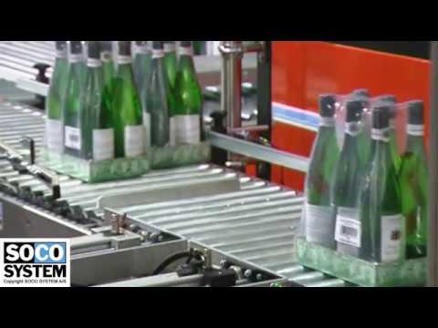 Packaging line for wine at Peter Mertes