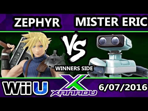 S@X 154 - DG | Zephyr (Cloud) Vs. Mister Eric (R.O.B.) SSB4 Tournament - Smash Wii U - Smash 4