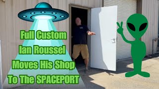 Full Custom Ian Roussel Gives You A Tour Of His NEW SHOP And ICONIC Location 👽👽