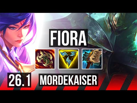 FIORA vs MORDEKAISER (TOP) | KR Diamond | 26.1
