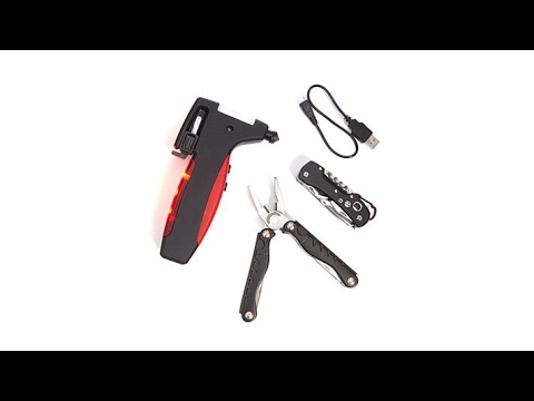 AutoSmith 3piece Stainless Steel Car Emergency Tool Set