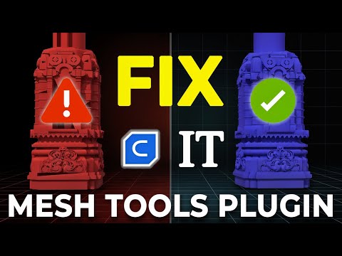 REPAIR Your 3D Models In Cura Like a PRO (Mesh Tools Plugin)