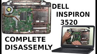Dell Inspiron 3520 Take Apart Complete Disassemble