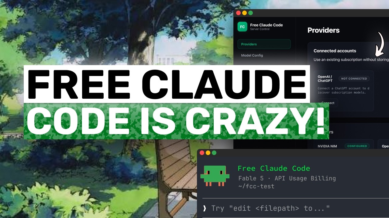 Free Claude Code (FCC): So, this SIMPLE Tool makes Claude Code FREE - OFFICIALLY!?