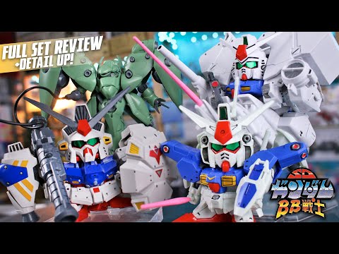 SD BB Senshi Gundam 0083 Stardust Memory Set - Detail Up & Review!