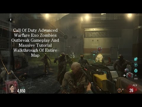 Call Of Duty Advanced Warfare Exo Zombies Outbreak Gameplay, Entire Map Guide