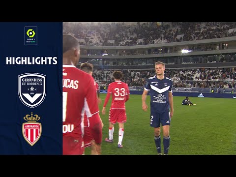FC GIRONDINS DE BORDEAUX - AS MONACO (1 - 1) - Highlights - (GdB - ASM) / 2021-2022