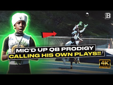 12-Year-Old QB King is a FUTURE STAR! Mic’d Up & Throwing Dots!🎤🔥