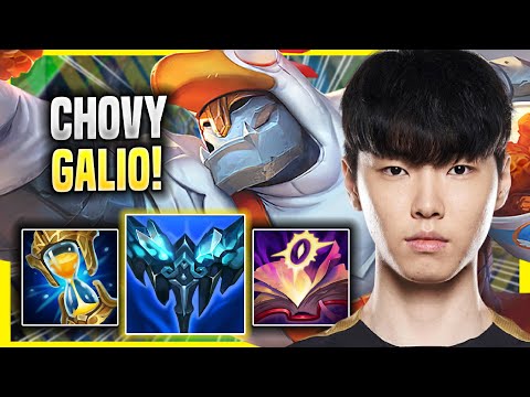 CHOVY DESTROYING WITH GALIO! - GEN Chovy Plays Galio MID vs Ahri! | Season 2022
