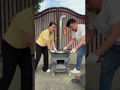 Heavy-Duty Firewood Stove That Everyone Wants! #shortvideo #viralvideo