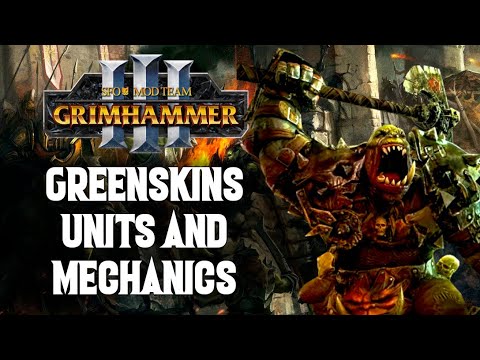 All Greenskins Units and Mechanics in SFO: Grimhammer 3 War Under the Mountain