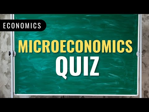Microeconomics Quiz - 10 Questions and Answers in 10 Minutes!