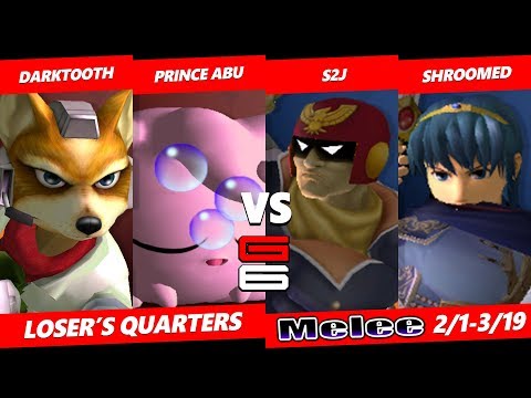 Genesis 6 SSBM Teams - Darktooth & Prince Abu VS S2J & Shroomed - Smash Melee Teams LQF