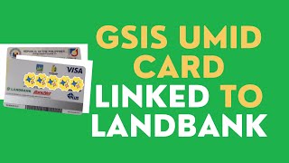 GSIS UMID CARD ONLINE BANKING VIA LANDBANK